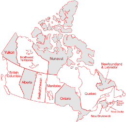 Canada map